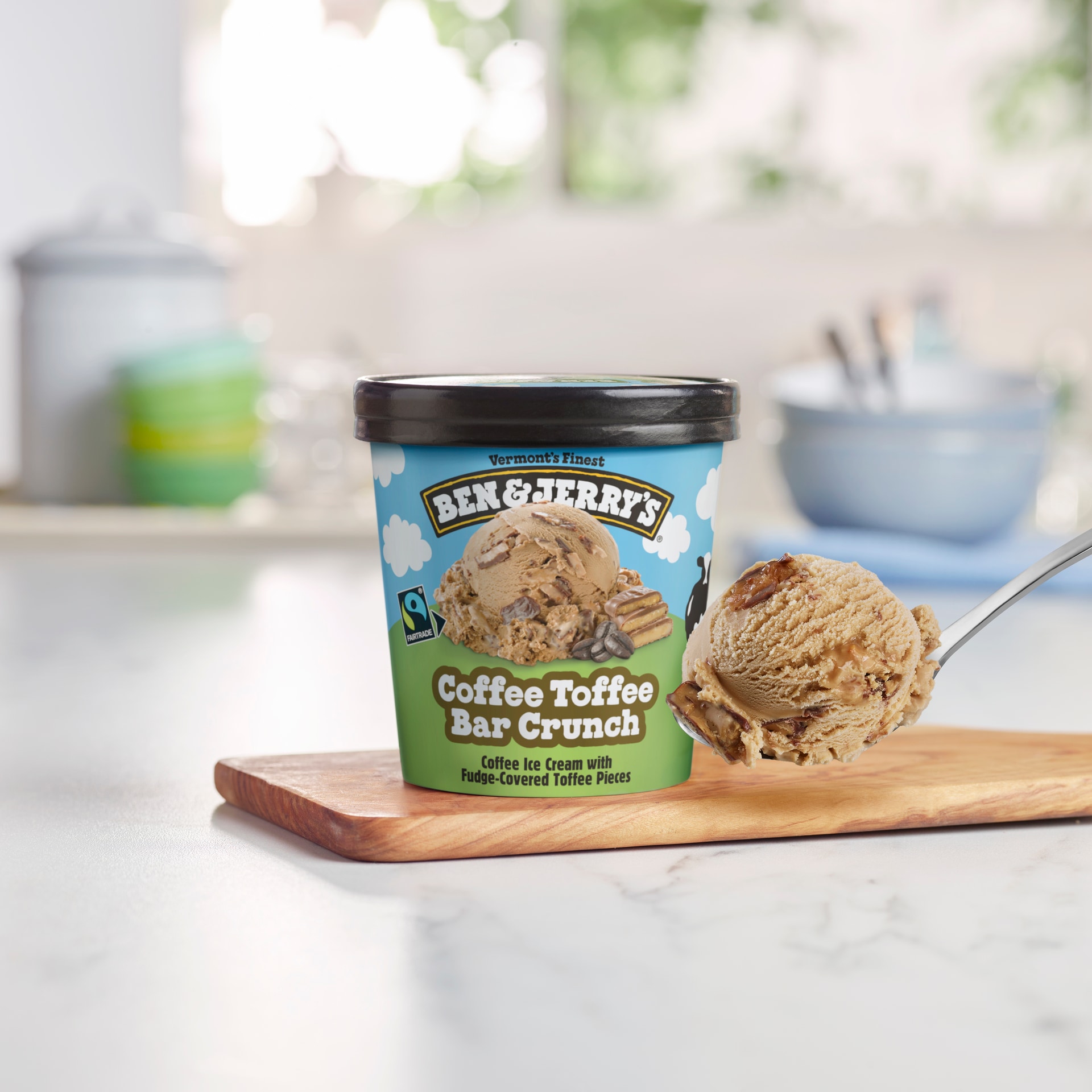 Ben and jerry's coffee top